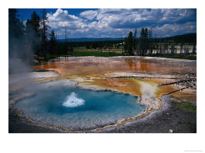Firehole Spring, Yellowstone National Park, Wy by Bob Leroy Pricing Limited Edition Print image