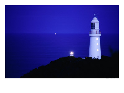 Cape Otway Lighthouse At Night, Otway National Park, Victoria, Australia by Christopher Groenhout Pricing Limited Edition Print image
