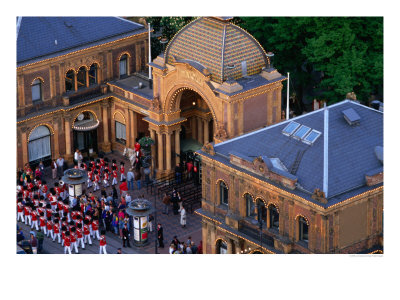 Changing Of Guards Outside Tivoli Building, Copenhagen, Denmark by Jon Davison Pricing Limited Edition Print image