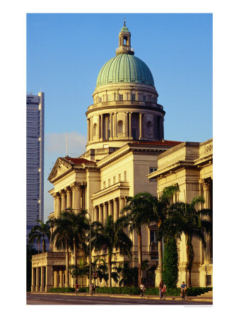 Supreme Court Building, Former Symbol Of British Law In Colonial Era, Singapore by Richard I'anson Pricing Limited Edition Print image