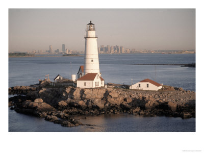 Boston Lighthouse, Boston Harbor, Ma by Kindra Clineff Pricing Limited Edition Print image