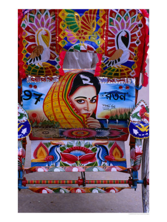 Decorated Rickshaw, Dhaka, Dhaka, Bangladesh by Richard I'anson Pricing Limited Edition Print image