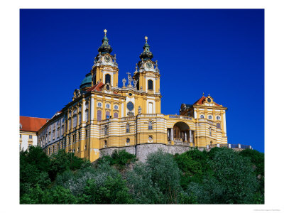 Melk Abbey, Baroque Church, Lower Austria by Walter Bibikow Pricing Limited Edition Print image