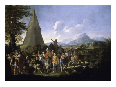 Jacob And His Family Entering Egypt by Willem Reuter Pricing Limited Edition Print image