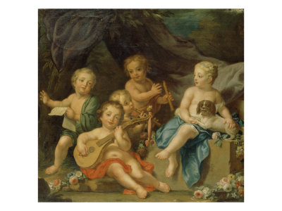 Children Making Music by Pietro Bardellino Pricing Limited Edition Print image