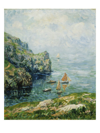 Brizellec Finistere Foggy Time by Henry Moret Pricing Limited Edition Print image