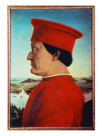 Federico Da Montefeltro-Duke Of Urbino by Piero Della Francesca Pricing Limited Edition Print image