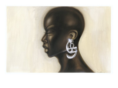 Black Woman by Xavier Jones Pricing Limited Edition Print image