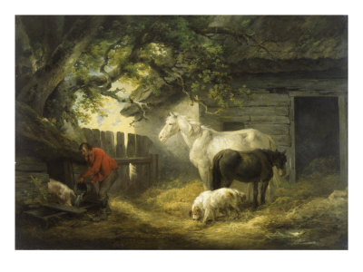 The Farmyard by George Morland Pricing Limited Edition Print image