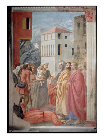 The Distribution Of The Alms by Masaccio Pricing Limited Edition Print image