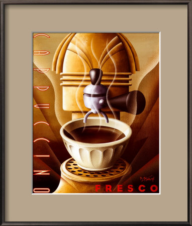Cappuccino Fresco by Michael L. Kungl Pricing Limited Edition Print image