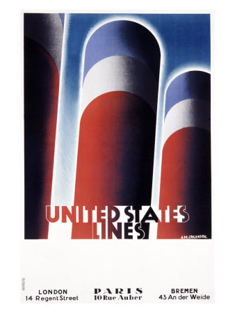 United States Line by Adolphe Mouron Cassandre Pricing Limited Edition Print image