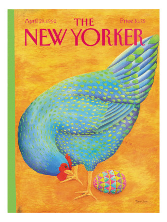 The New Yorker Cover - April 20, 1992 by Jenni Oliver Pricing Limited Edition Print image