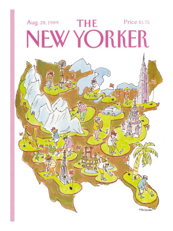 The New Yorker Cover - August 28, 1989 by James Stevenson Pricing Limited Edition Print image