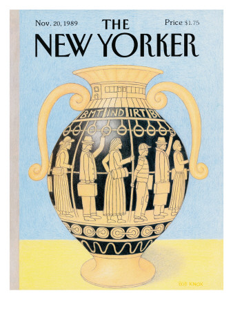 The New Yorker Cover - November 20, 1989 by Bob Knox Pricing Limited Edition Print image