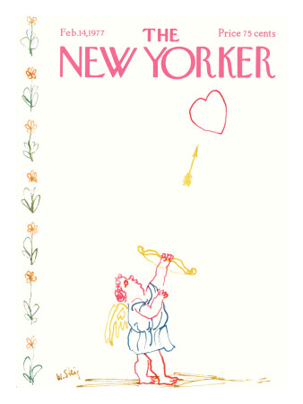 The New Yorker Cover - February 14, 1977 by William Steig Pricing Limited Edition Print image