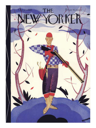 The New Yorker Cover - October 23, 1926 by Andre De Schaub Pricing Limited Edition Print image