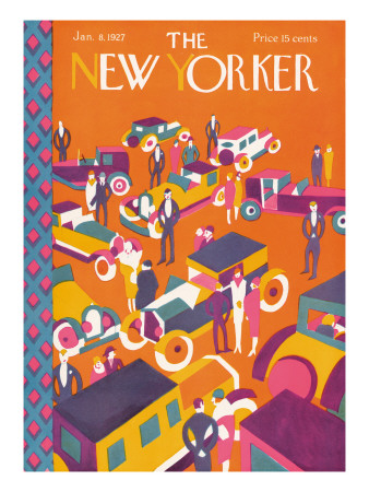The New Yorker Cover - January 8, 1927 by Ilonka Karasz Pricing Limited Edition Print image