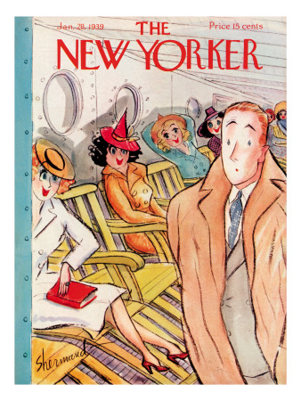 The New Yorker Cover - January 28, 1939 by Barbara Shermund Pricing Limited Edition Print image