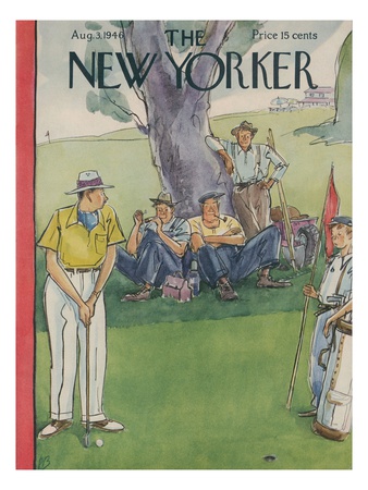 The New Yorker Cover - August 3, 1946 by Perry Barlow Pricing Limited Edition Print image