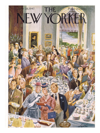The New Yorker Cover - June 28, 1947 by Constantin Alajalov Pricing Limited Edition Print image