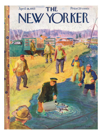 The New Yorker Cover - April 18, 1953 by Garrett Price Pricing Limited Edition Print image