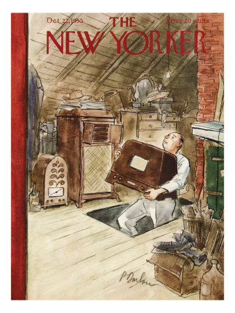 The New Yorker Cover - October 22, 1955 by Perry Barlow Pricing Limited Edition Print image