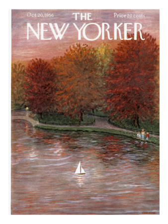 The New Yorker Cover - October 20, 1956 by Edna Eicke Pricing Limited Edition Print image