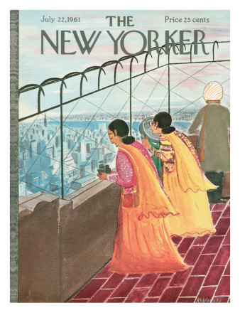 The New Yorker Cover - July 22, 1961 by Anatol Kovarsky Pricing Limited Edition Print image