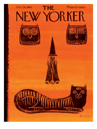 The New Yorker Cover - October 28, 1961 by Anatol Kovarsky Pricing Limited Edition Print image