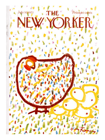 The New Yorker Cover - July 10, 1971 by Andre Francois Pricing Limited Edition Print image