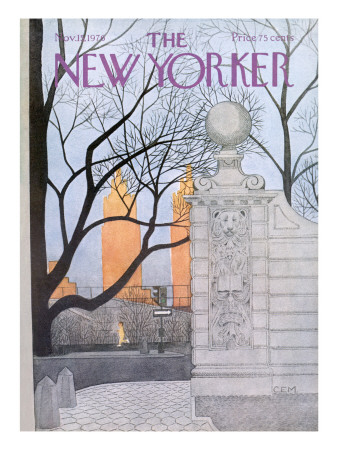 The New Yorker Cover - November 15, 1976 by Charles E. Martin Pricing Limited Edition Print image