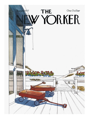 The New Yorker Cover - August 8, 1977 by Arthur Getz Pricing Limited Edition Print image