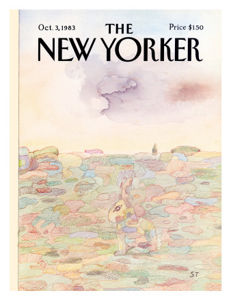The New Yorker Cover - October 3, 1983 by Saul Steinberg Pricing Limited Edition Print image