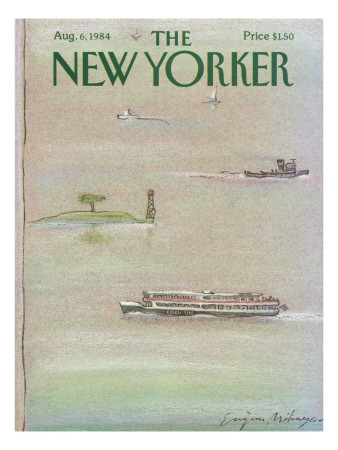The New Yorker Cover - August 6, 1984 by Eugene Mihaesco Pricing Limited Edition Print image