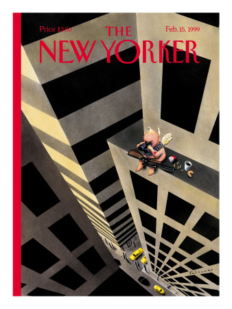 The New Yorker Cover - February 15, 1999 by Ian Falconer Pricing Limited Edition Print image