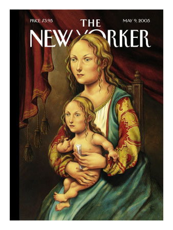 The New Yorker Cover - May 9, 2005 by Anita Kunz Pricing Limited Edition Print image