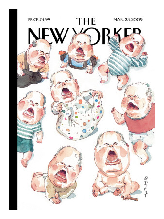 The New Yorker Cover - March 23, 2009 by Barry Blitt Pricing Limited Edition Print image