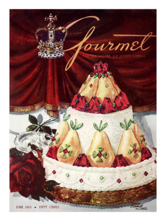 Gourmet Cover - June 1953 by Henry Stahlhut Pricing Limited Edition Print image