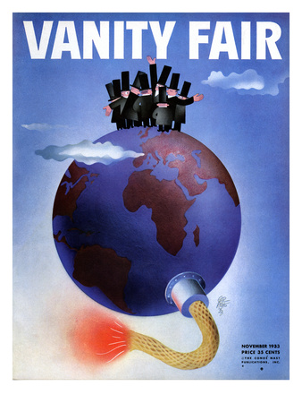 Vanity Fair Cover - November 1933 by Garretto Pricing Limited Edition Print image