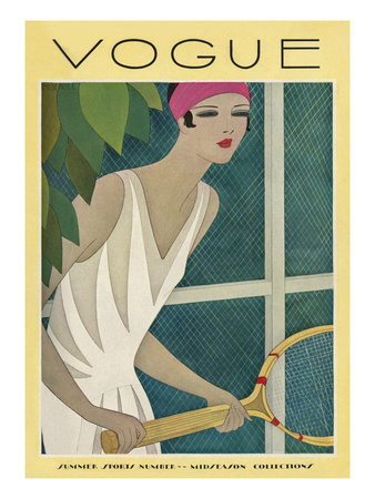 Vogue Cover - July 1927 by Harriet Meserole Pricing Limited Edition Print image
