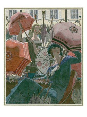 Vogue - March 1924 by Pierre Brissaud Pricing Limited Edition Print image