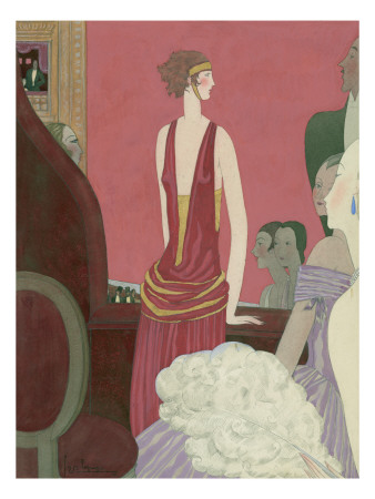 Vogue - January 1923 by Georges Lepape Pricing Limited Edition Print image