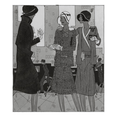 Vogue - August 1929 by Jean Pages Pricing Limited Edition Print image