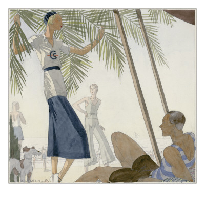Vogue - January 1931 by Douglas Pollard Pricing Limited Edition Print image