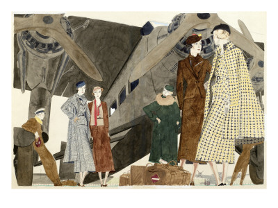 Vogue - March 1933 by Jean Pages Pricing Limited Edition Print image