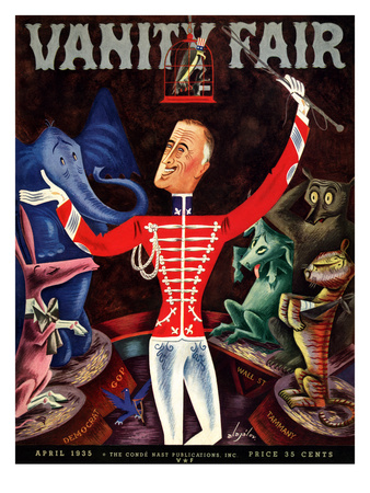 Vanity Fair Cover - April 1935 by Constantin Alajalov Pricing Limited Edition Print image