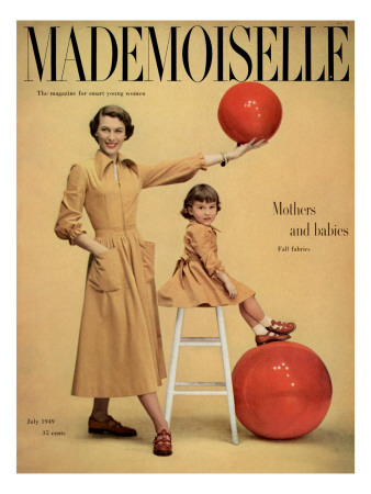 Mademoiselle Cover - July 1949 by Herman Landshoff Pricing Limited Edition Print image