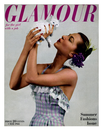Glamour Cover - May 1944 by Gjon Mili Pricing Limited Edition Print image