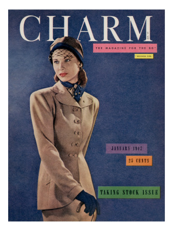 Charm Cover - January 1947 by Fritz Henle Pricing Limited Edition Print image